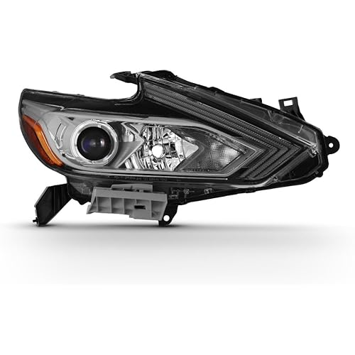ACANII - For 2016-2018 Nissan Altima Halogen Model Replacement Headlight Headlamp w/o LED DRL - Passenger Side Only