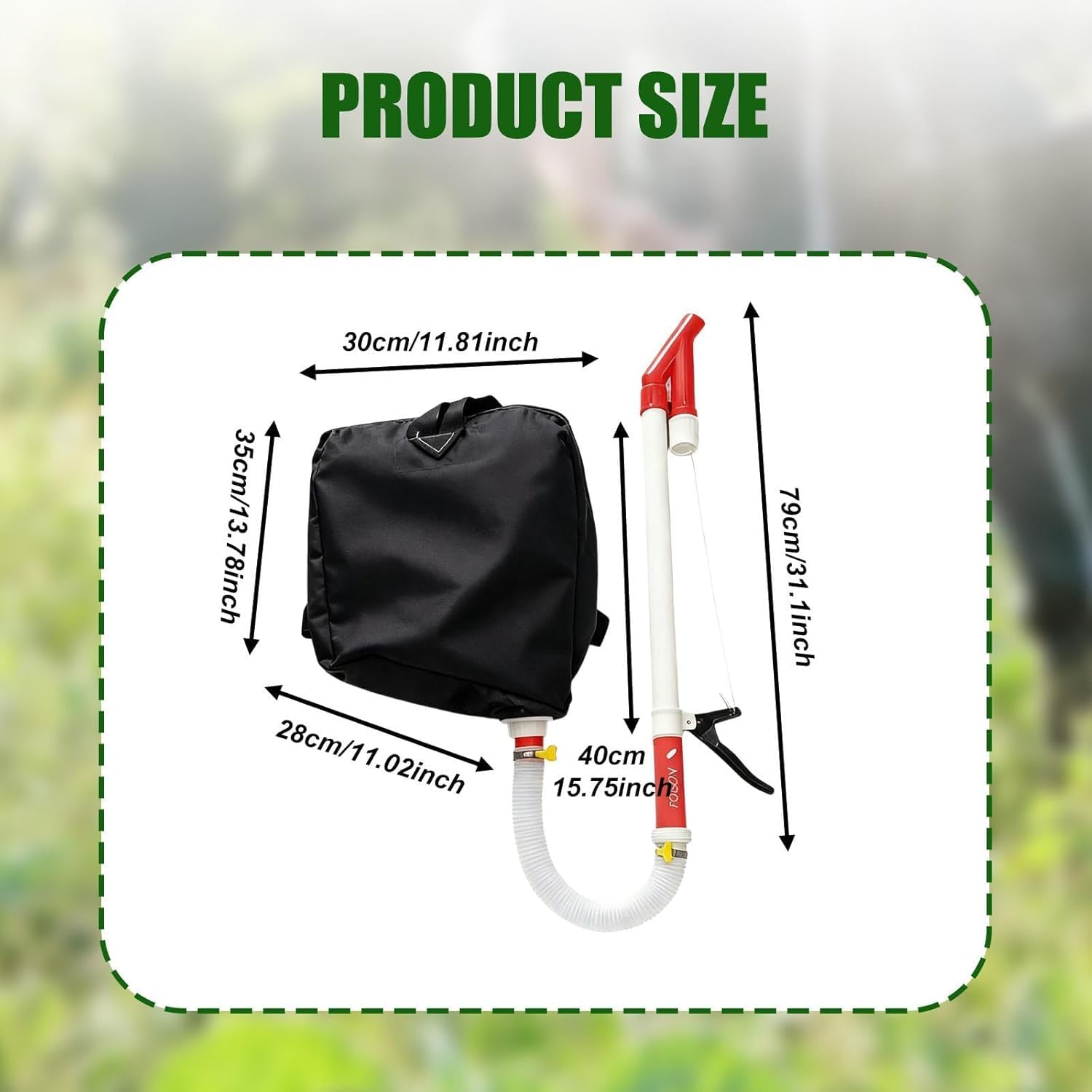 Spandiconcime Manuale A Zaino per Uso Agricolo, Attrezzo Portatile per La Concimazione di Copertura di Alberi da Frutto, Fagioli E Colture.