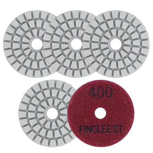 Almohadillas de pulido de diamante de 2 pulgadas con 7 almohadillas de pulido de piedra de granito seco y húmedo para taladro, almohadilla de pulido