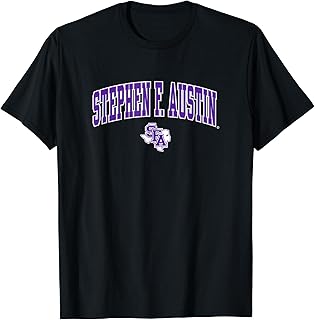 Elite Authentics SFA Lumberjacks Arch Over Black Men's Unisex T-Shirt