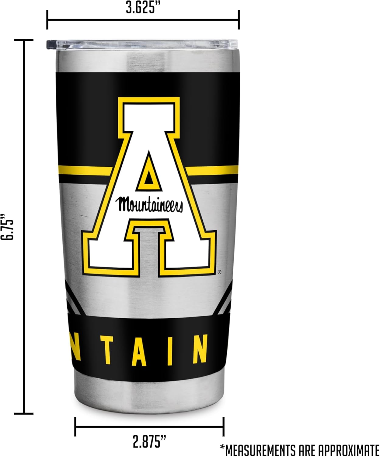 Rico Industries NCAA Cumberland University Phoenix Standard 20oz Stainless Steel Tumbler with Lid - Great For Coffee, Tea, Water or Cocktails - Image 8