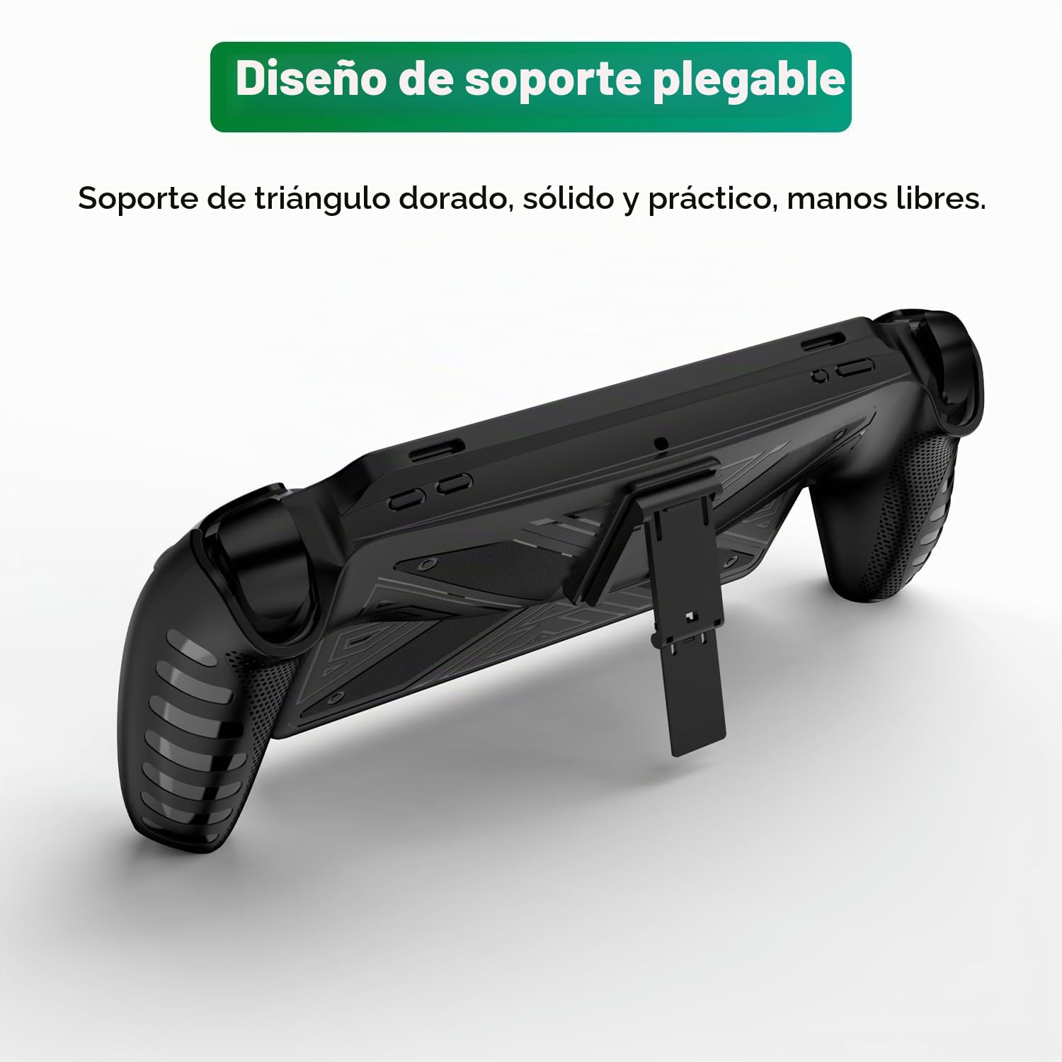 FDHYFGDY Funda para Sony PlayStation Portal/PS Portal/PS5, Funda de TPU con Soporte, Funda Protectora Antigolpes y antiarañazos (Negro)