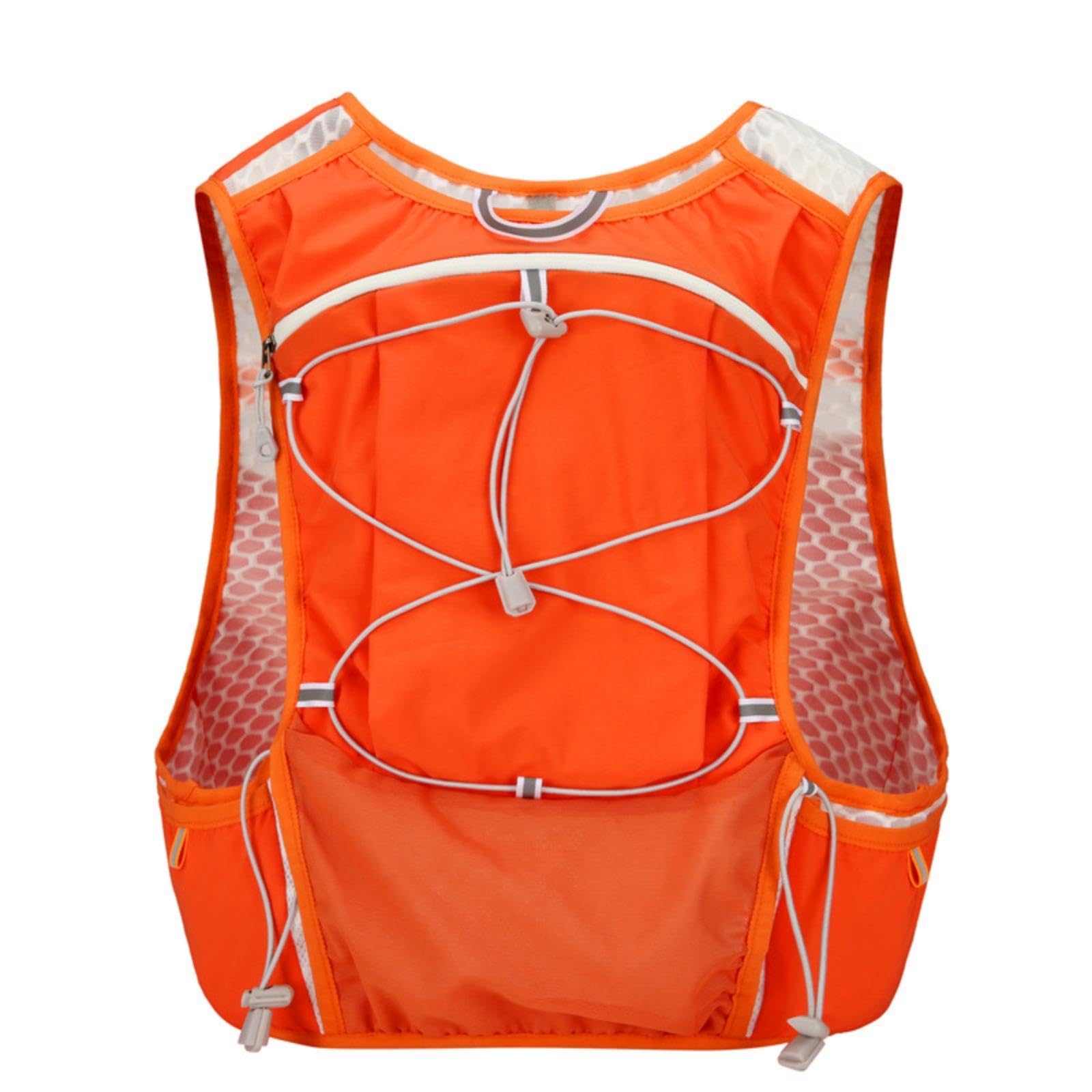 Running Vest Backpack Lightweight Water Vest Breathable Running Backpack for Runners, Endurance Training Training Orange-image-44