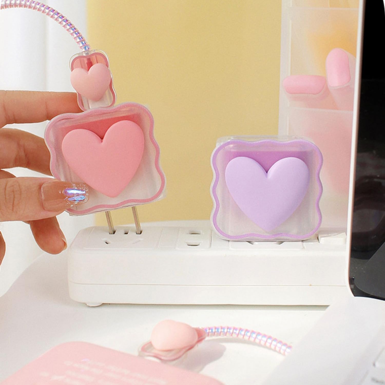 Cute Charger Cable Protectors for iPhone -3