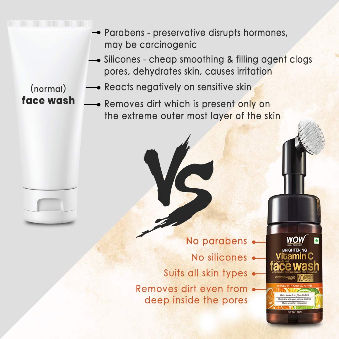 wow vitamin c face wash amazon