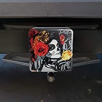 Vista 4 de GRAPHICS & MORE Dia de Los Muertos Día de la Mujer Muerta Tatuaje Remolque Cubierta de Enganche Inserto