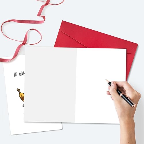 Miniatura 6 de Divertidas tarjetas de cumpleaños de pan de plátano, regalos de feliz cumpleaños para hombres y mujeres, mejor amigo, tarjeta de felicitación de pan