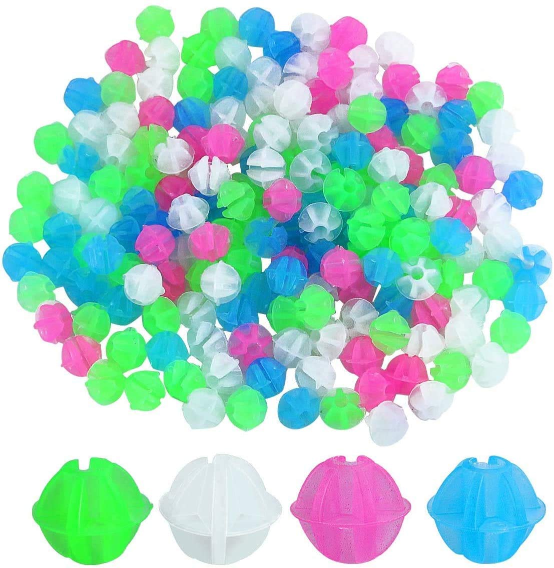 YTYKINOY 216PCS Assorted Colors Bike Bicycle Wheel Spokes Plastic Clip Bead