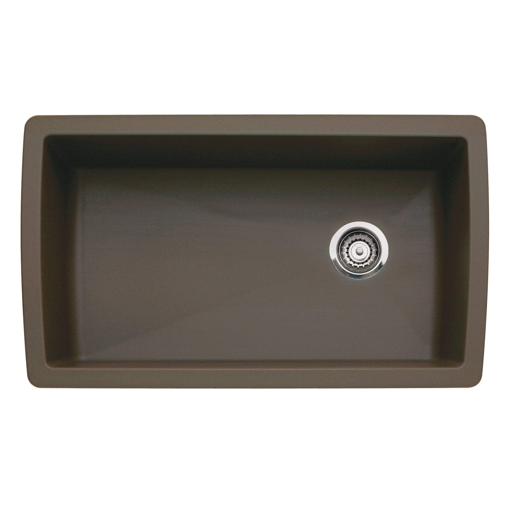 MISCSuper Single Bowl Brown Rectangle Granite Scratch Resistant