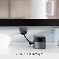 Vista 9 de VIVO Organizador de Cajones Deslizante para Debajo del Escritorio Grande de 33 Pulgadas, Blanco, DESK-DR33-W