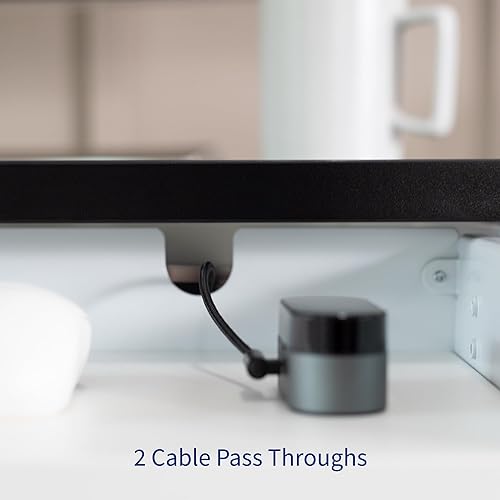 Miniatura 9 de VIVO DESK-DR33-W - Organizador grande de cajones de almacenamiento para debajo del escritorio de 33 pulgadas, color blanco