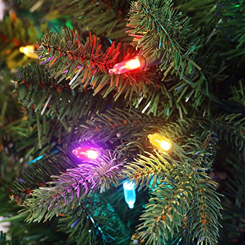 Mr. Christmas Alexa Compatible RGB Vermont Spruce LED Christmas Tree, Seven Foot Artificial Tree, 7\' – A Certified for Humans Device