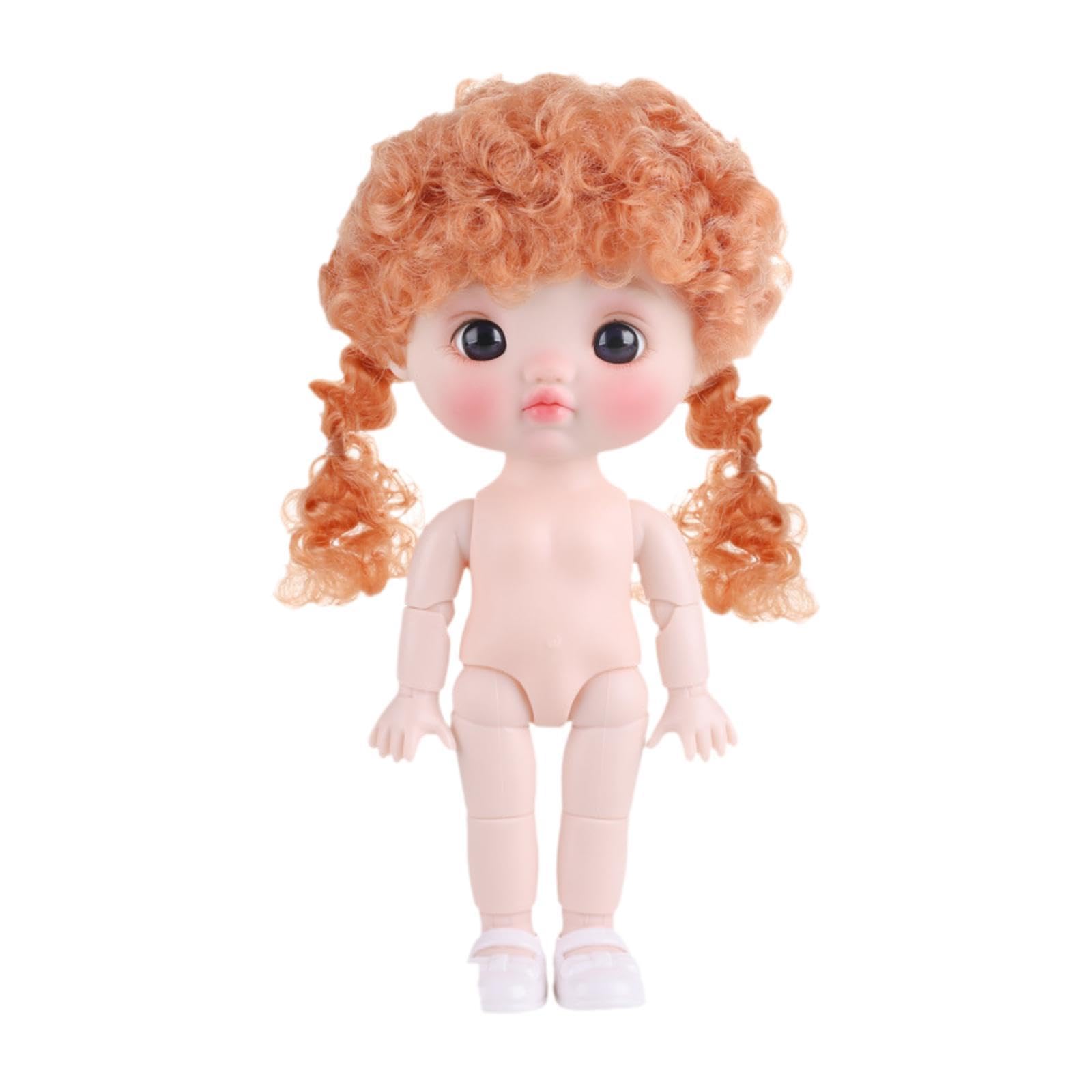 小さな女の子 BJD • Amazon | QLoztyse 8インチ BJD 女の子人形 靴付き かわいい ごっこ