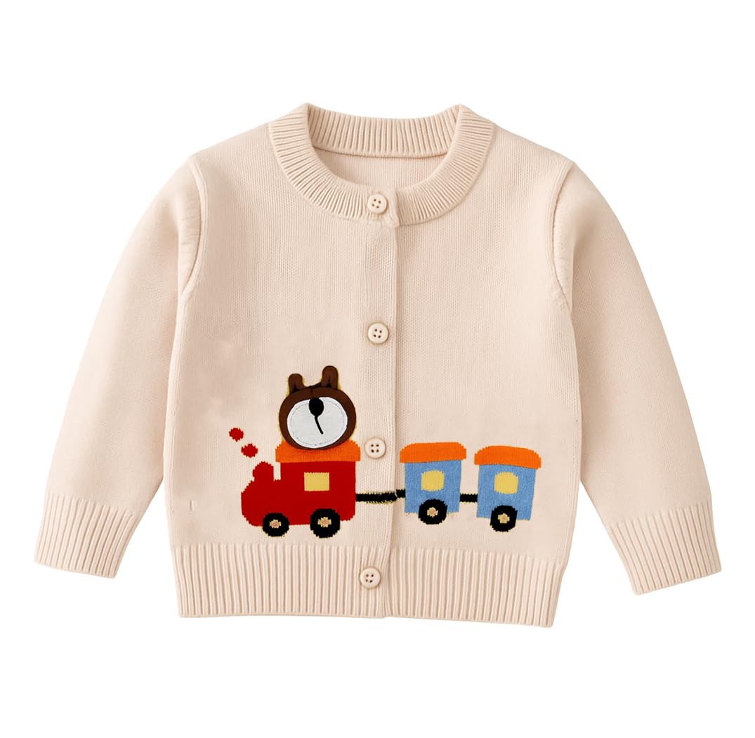bold n elegant Knitted Car Cardigan Sweater for Infant Toddler Baby Boys n Girls | Warm Woolen Front Open Winter Sweater for Kids Infant Toddler Kids-picture-17