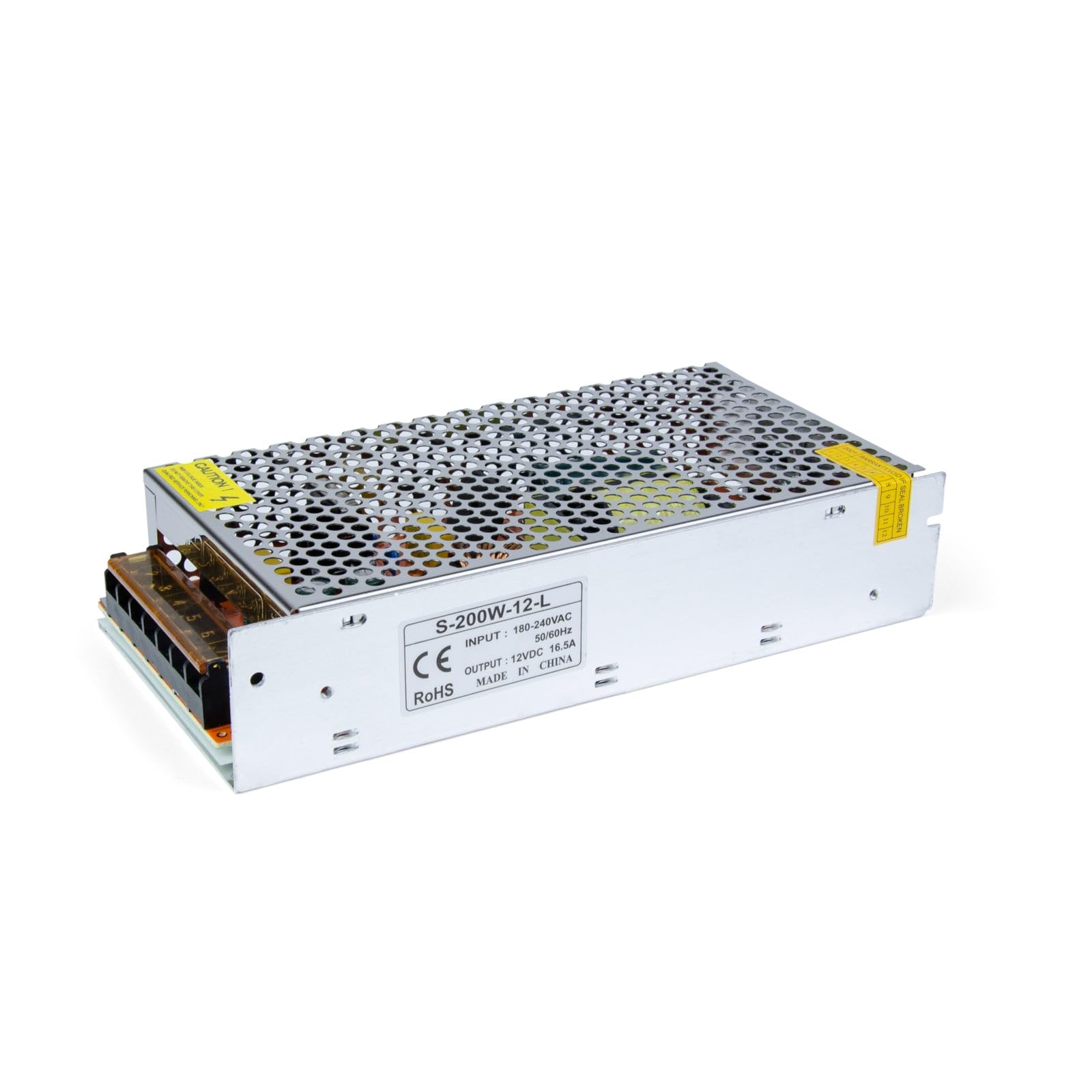 G.W.S® Aluminium DC 12V 16.5A 200W LED Driver Transformer Power Supply DIY LEDs