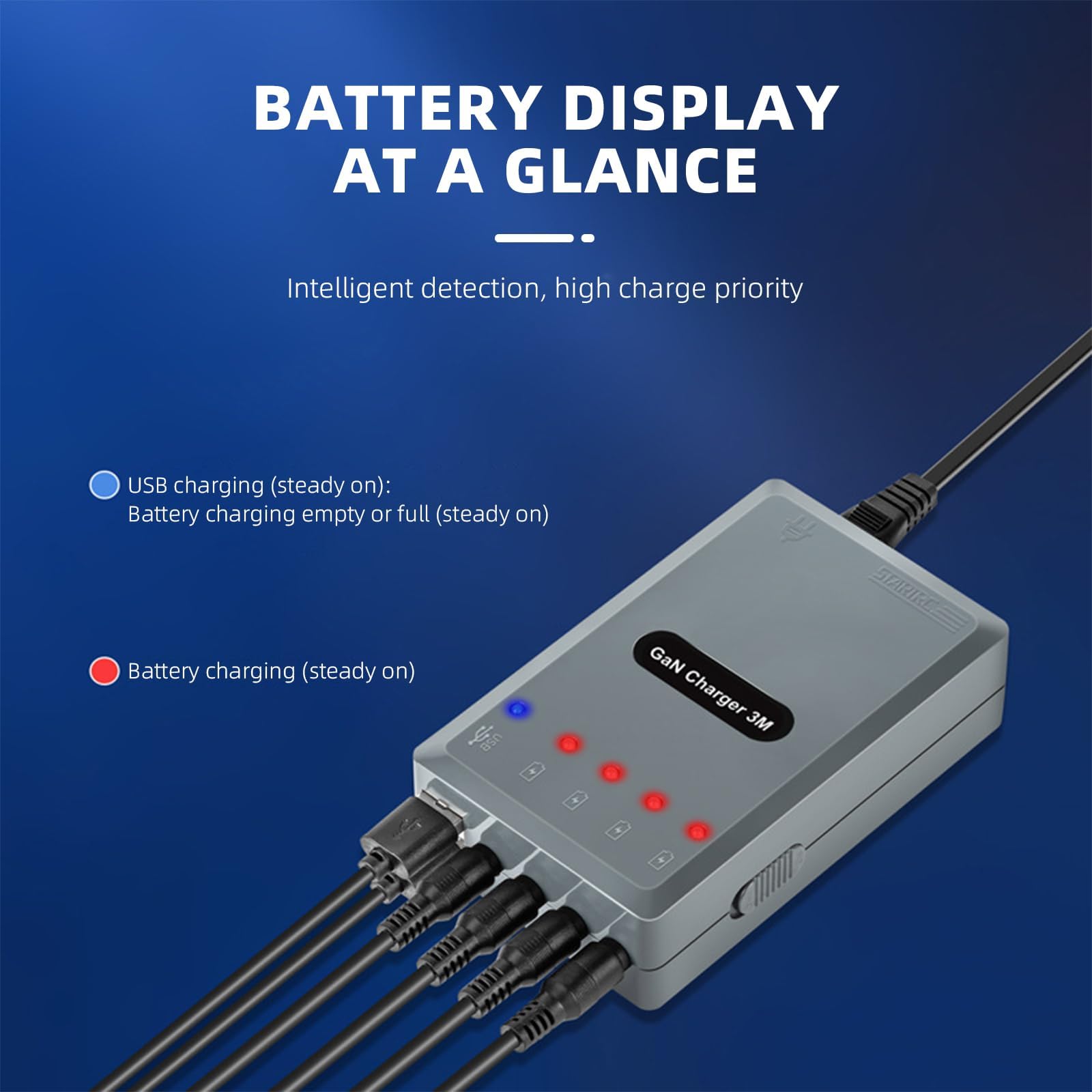 Mavic 3 Rapid Battery Charger - Parallel Multiple Charger For DJI Drone
