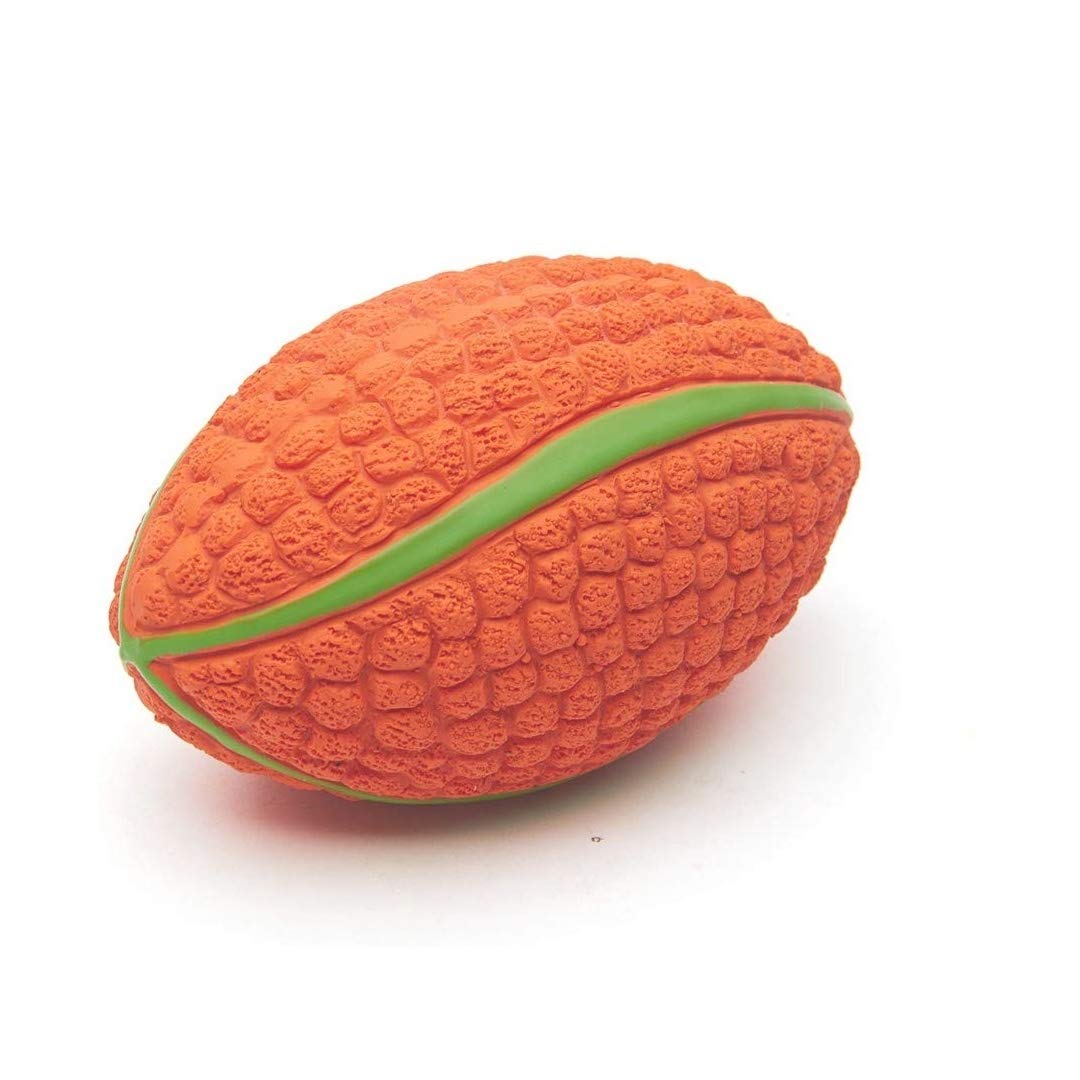 Petlicious & More Squeaky Rugby Ball for Dogs & Puppies (Medium) (B07VZFJ424) Amazon Price History, Amazon Price Tracker