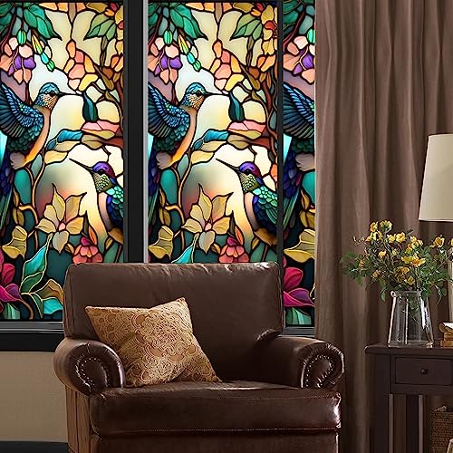 Vinilo decorativo para ventana 17.7" x 39.3" Doofiary miniatura 2