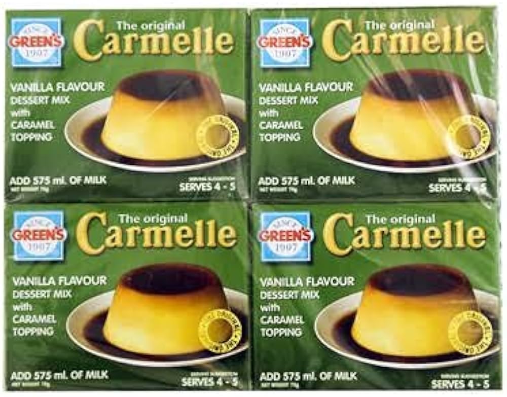 See full amazon price history chart for Greens Carmelle Vanilla Flavour Dessert Mix with Milk Caramel Topping Each 70gm ( Pack of 4 ) Greens Carmelle Vanilla Flavour Dessert Mix with Milk Caramel Topping Each 70gm ( Pack of 4 ) (B0CWRBQNX8) Amazon Price History, Amazon Price Tracker