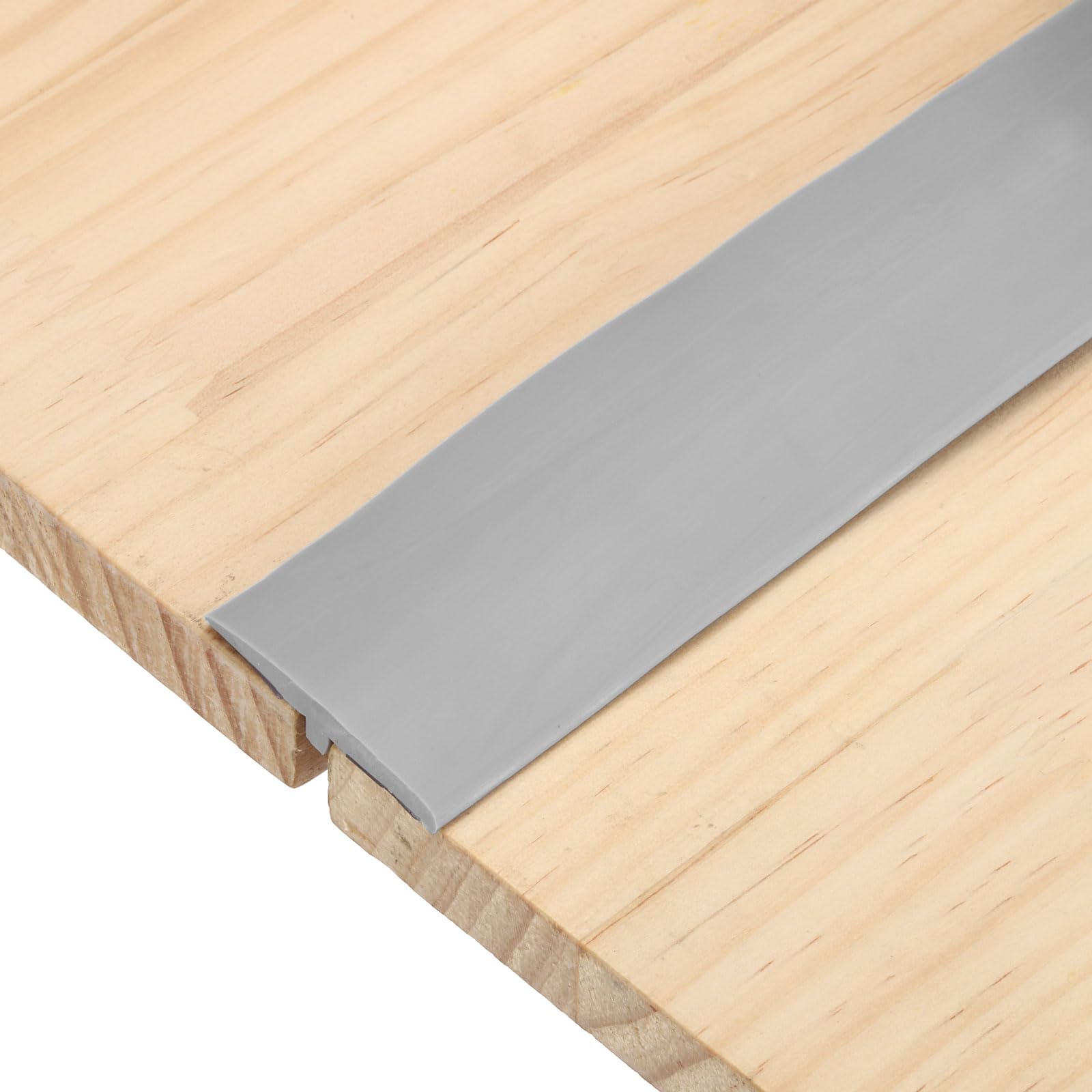 sourcing map T-Molding Transition Strips, 92cm x 4cm (L x W) PVC, Gray