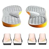 Women Men Posture Correcting Orthotic Insoles 4 in 1 Gel Insoles Flat feet Arch Support Orthopedic overpronation Supination Plantar Fasciitis Metatarsalgia X/O Valgus Varus Shoe Inserts