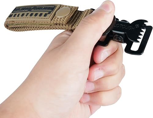 Miniatura 9 de MELOTOUGH Correa de guante de bombero  Clip de soporte para guantes de trabajo con gancho giratorio para correa de guante, clip de cocodrilo