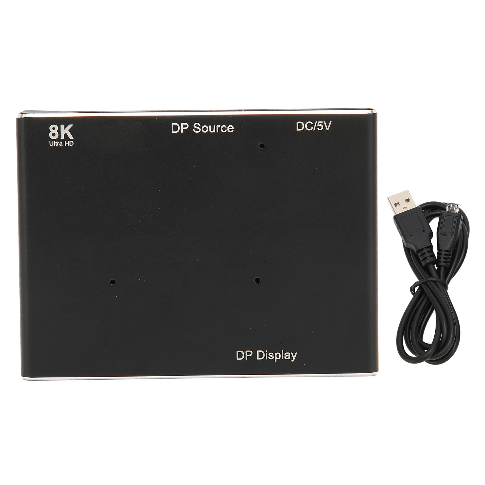 Répartiteur DisplayPort 1.4 8K, Répartiteur DisplayPort 8K 1 Entrée 2 Sorties Cinéma Maison Multifonctionnel pour l'apprentissage