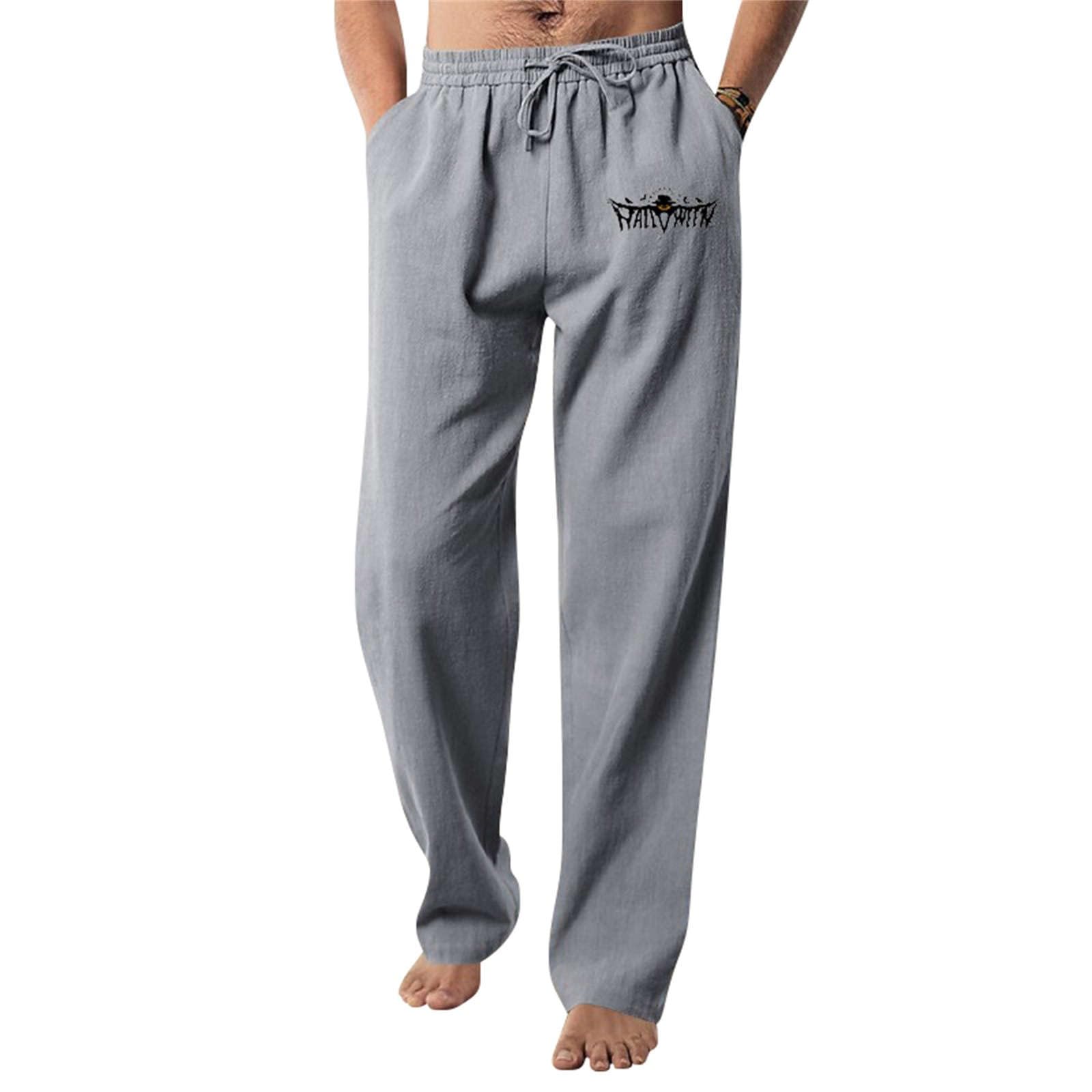 Pantalones de flores llamativos de corte recto y tejido transpirable 8