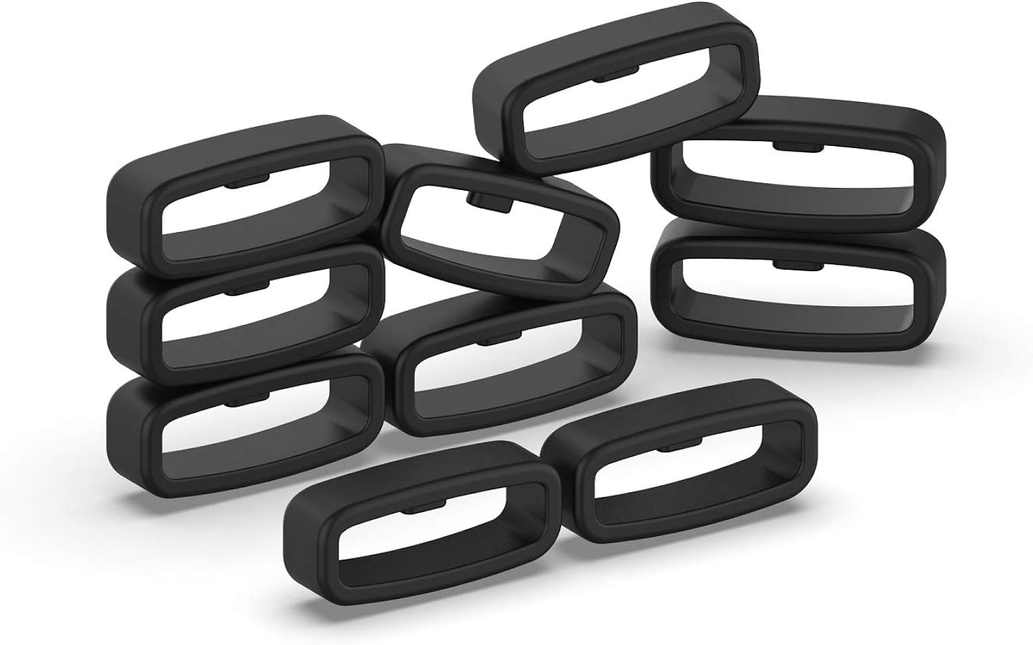 ANATYU 10 Pack Rubber Replacement Watch Band Strap Loops