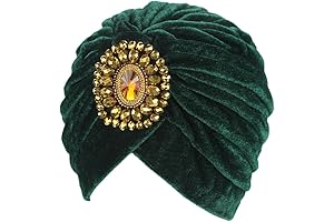 Eye-Catching Fortune Teller Costume Accessory: Twist Pleated Hair Wrap Stretch Turban