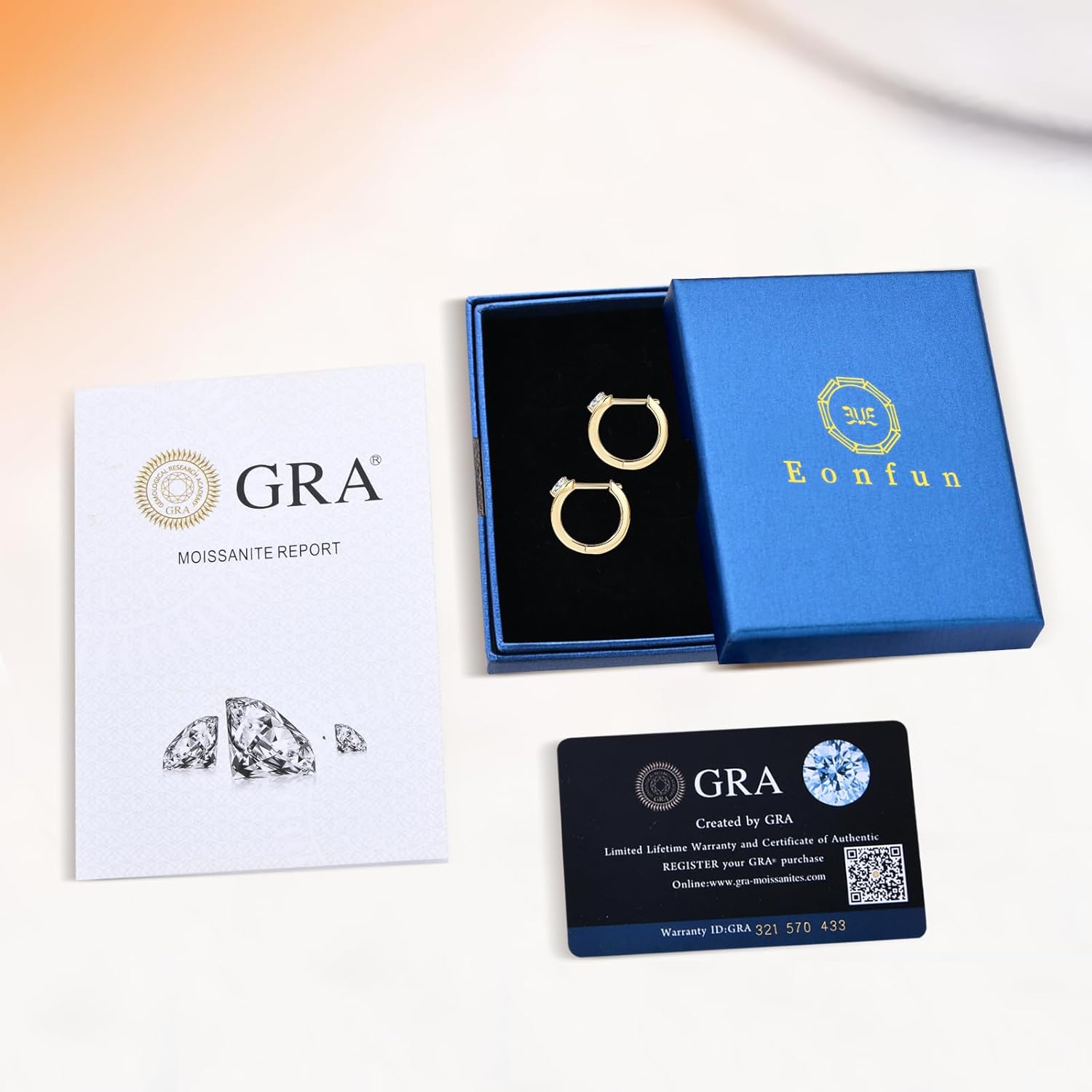 Pear Moissanite Hoop Earrings, 0.6cttw D Color 3x4mm Pear Cut Moissanite 925 Sterling Silver Round Earrings for Women Wedding Birthday Christmas Jewerly Gifts - Image 6