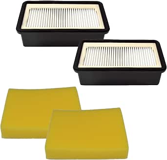 HQRP Filtro HEPA media post-motore per Bissell 87B4 / 87B43 / 3920/39209 / 3920C / 3920G / 3920M / 3920R / 87B42 / 87R4Y + HQRP Sottobicchiere
