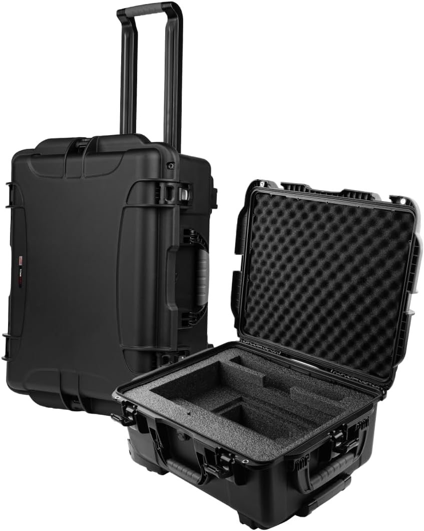 Cases Titan Series Estuche impermeable para piso Line 6 Helix Stadium XL con mango telescópico y ruedas, (GWP-L6STADIUMXL-W)