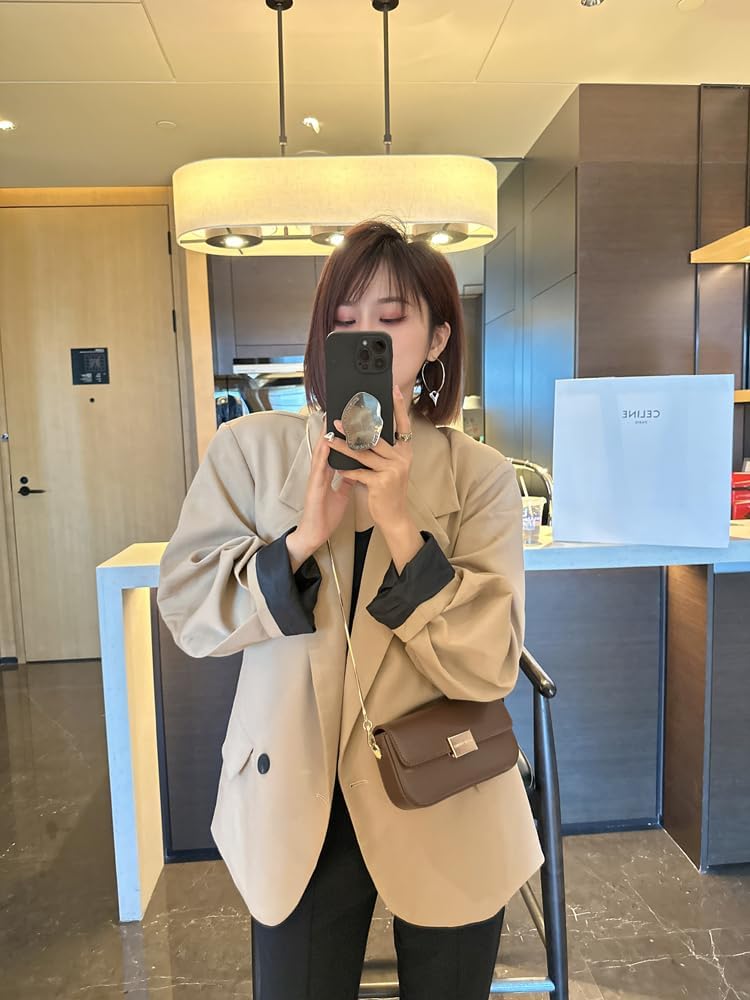 Women's chain crossbody small square bag, fashionable designer mini shoulder bag, women's mobile wallet - Image 9