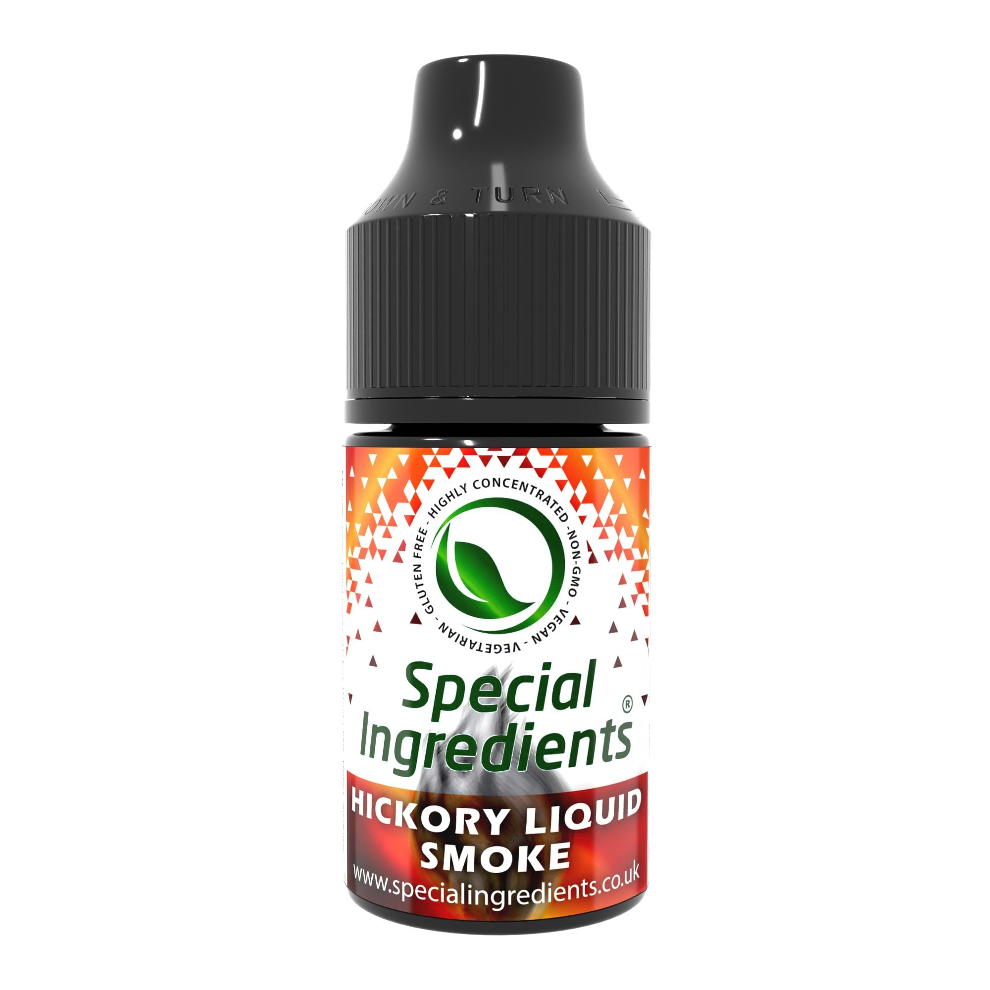 Special Ingredients Hickory Liquid Smoke, Raucharoma, 500 ml | Flüssiger Rauch für authentisches Raucharoma, Ideal für Fleisch, Saucen, Gemüse & BBQ, Hochkonzentriert, Vegan, Glutenfrei