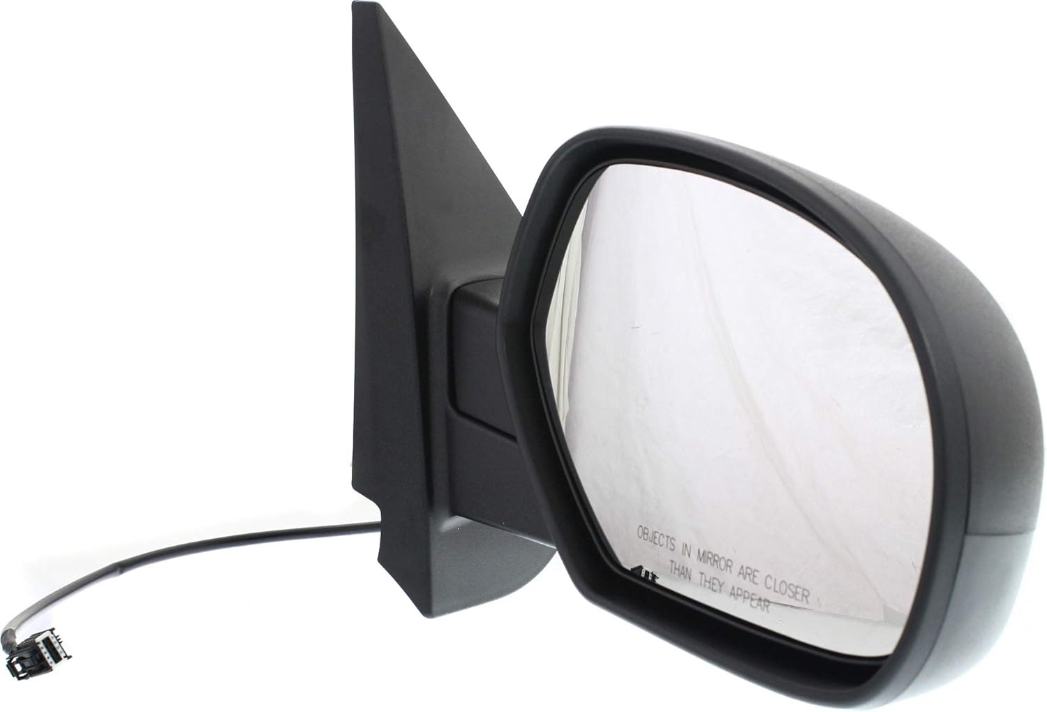 Kool Vue Right Power Heated Mirror for Chevrolet Silverado 1500 Avalanche GMC Sierra 1500 2007-2013 Manual Fold w/o Signal Light, Blind Spot Monitor, Memory, Puddle Lamp & Auto-Dim Textured New Body