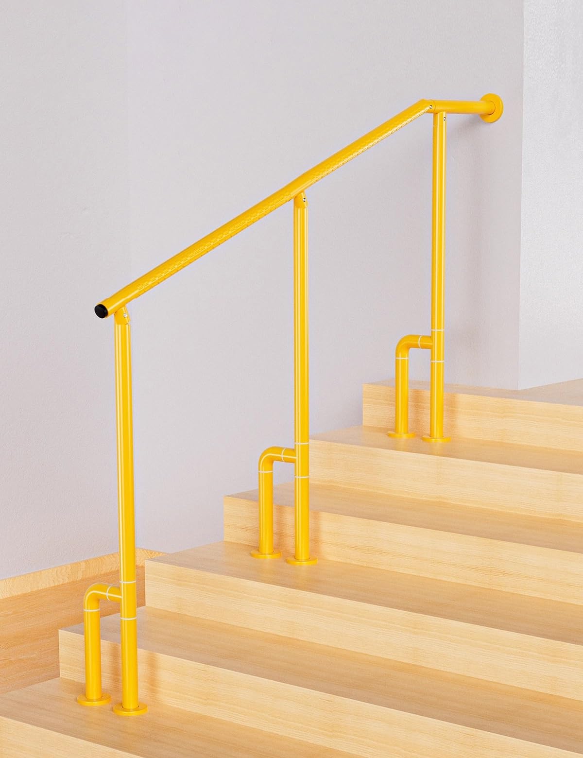 Garde-corps en acier inoxydable réglable pour escalier extérieur de 2, 3 et 4 marches