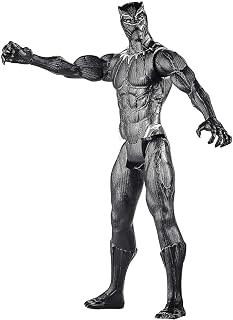 Marvel Titan Hero Series Black Panther Action Figure, 30 Cm Toy, Inspired Universe, for Children Aged from 4 Years