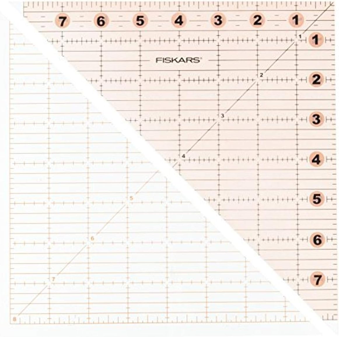 Fiskars Folding Ruler-8"X8", 8" x 8"