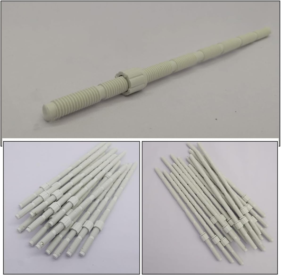 2pcs Dual Flush Button Rods Replacement Extended Screw Double Button for Toilet