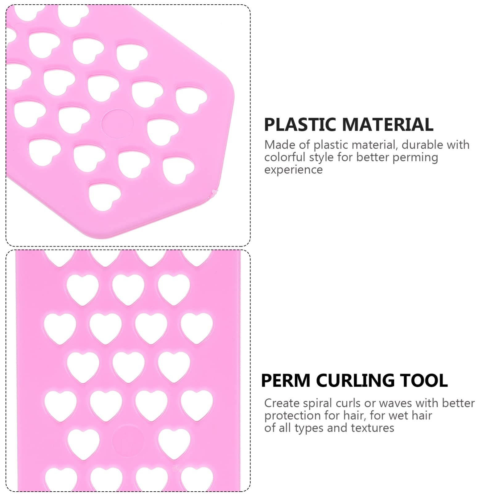 Baluue 30pcs Hair Perm Inserting Cards Isolating Boards Set Foam Curlers Hair Styling Tools Random Color