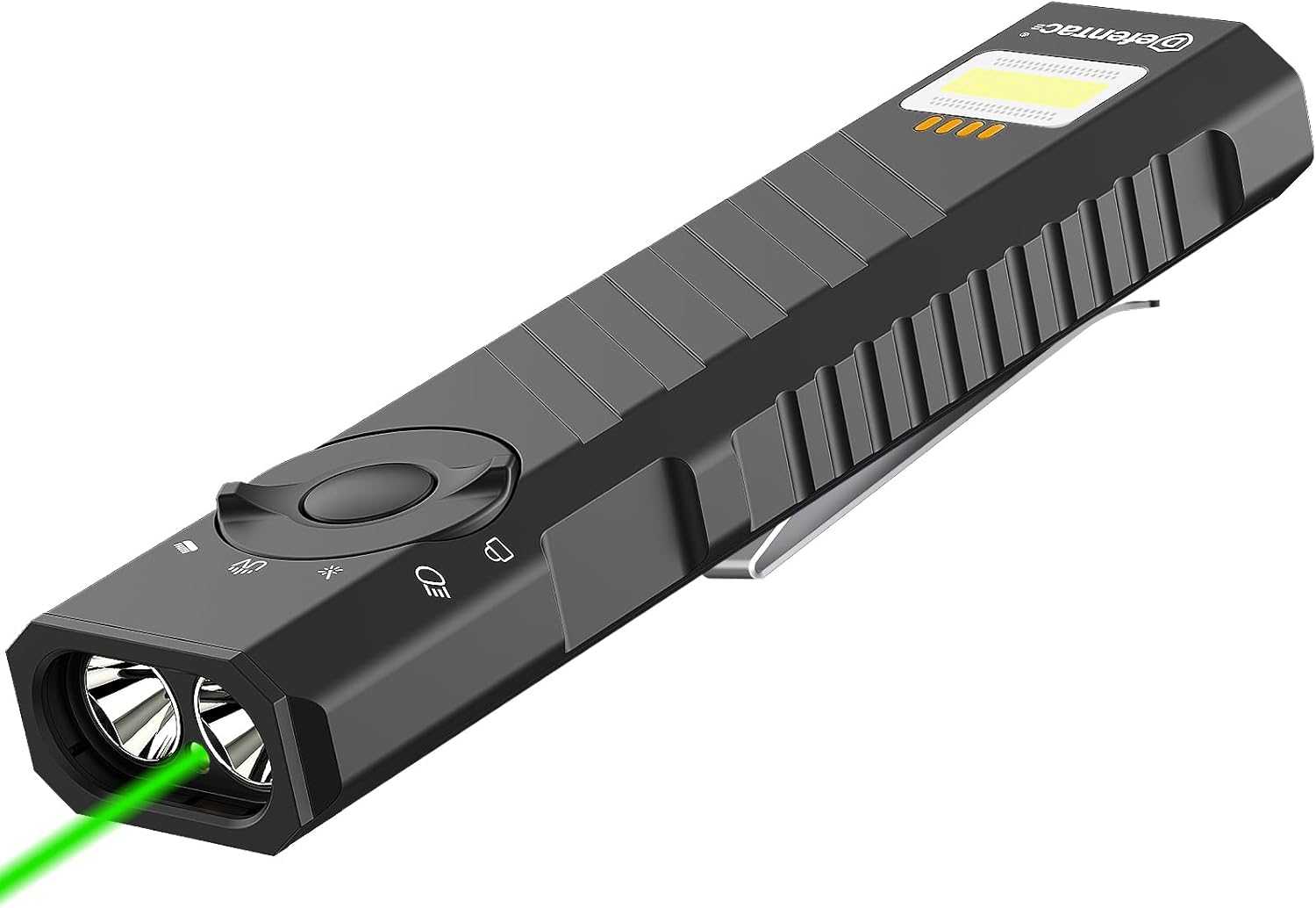 DEFENTAC 1300lm Aluminum EDC Flashlight 5-in-1 Combo