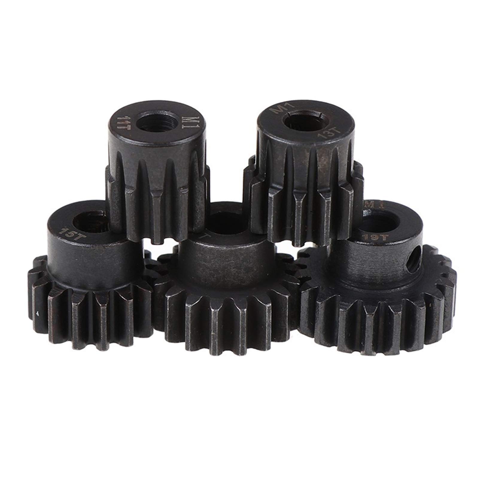 WAAZVXS WEIWEIBEIER 5pcs M1 5mm 15t 16t 17t 18t 19t Pinion Motor Gears Combo Kit for 1/8 Rc Car Motor (Size : A4)