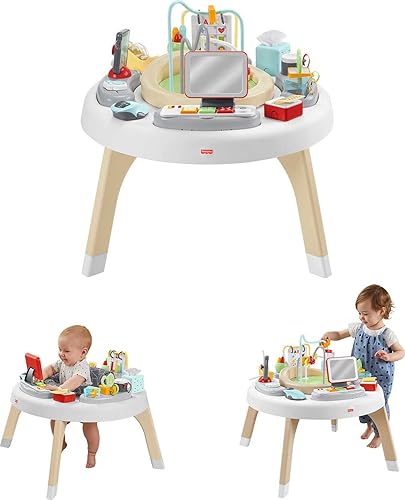 Miniatura 1 de Fisher-Price Centro de actividades 2 en 1 Like A Boss animador de bebés y mesa de juego con luces y sonidos musicales para bebés y niños pequeños