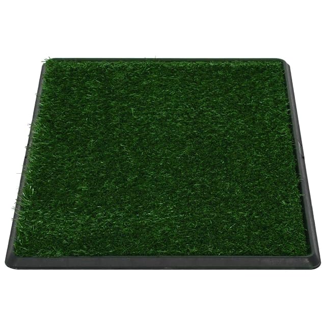 Foto 7 de 8 de vidaXL Inodoro Mascotas, Orinal con Bandeja Césped Artificial, Alfombrilla de Hierba