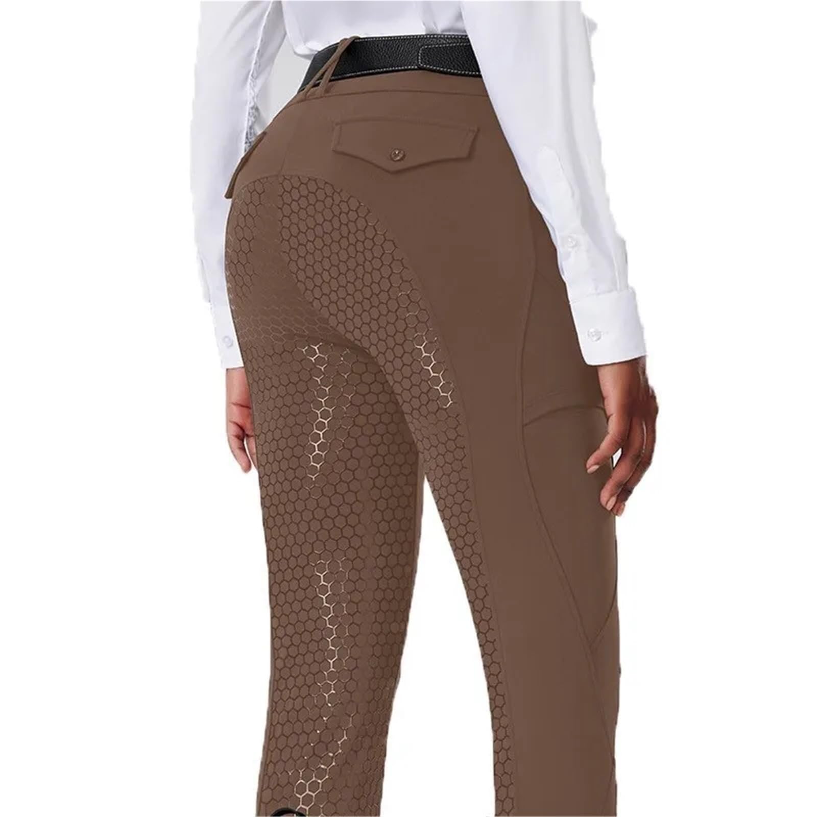 Pantalones De Equitación Pantalones de equitación for Hombre y Mujer, Totalmente Silicona, Alta Elasticidad Secado rápido para Deporte