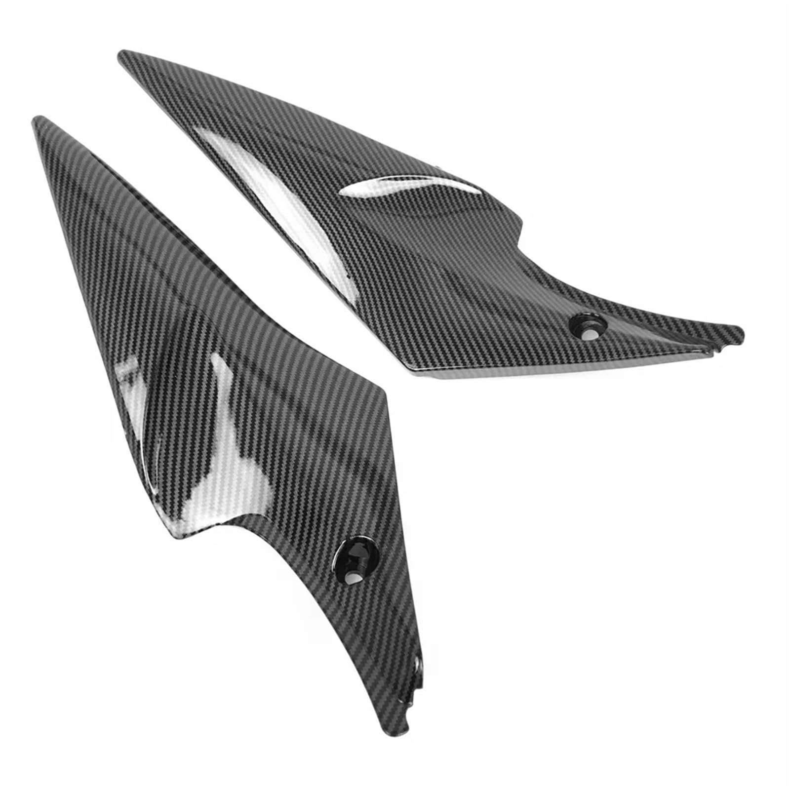 Przednia Osłona Chłodnicy Osłony Boczne, Panele Owiewki Pasujące Do Motocykla Suzuki GSXR 600 750 2006 2007 K6 GSX-R Carbon Black, Osłona Boczna Zbiornika, Motocykl Osłona panelu chłodnicy(Black)