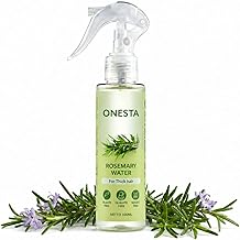 ONESTA Rosemary Water Hair Spray for Hair Growth & Thickness – Natural Scalp Nourishing Mist Reduces Hair Fall Strengthens Roots Lightweight Leave-In for All Hair Types Daily Use 100ml (Pack Of 01)
