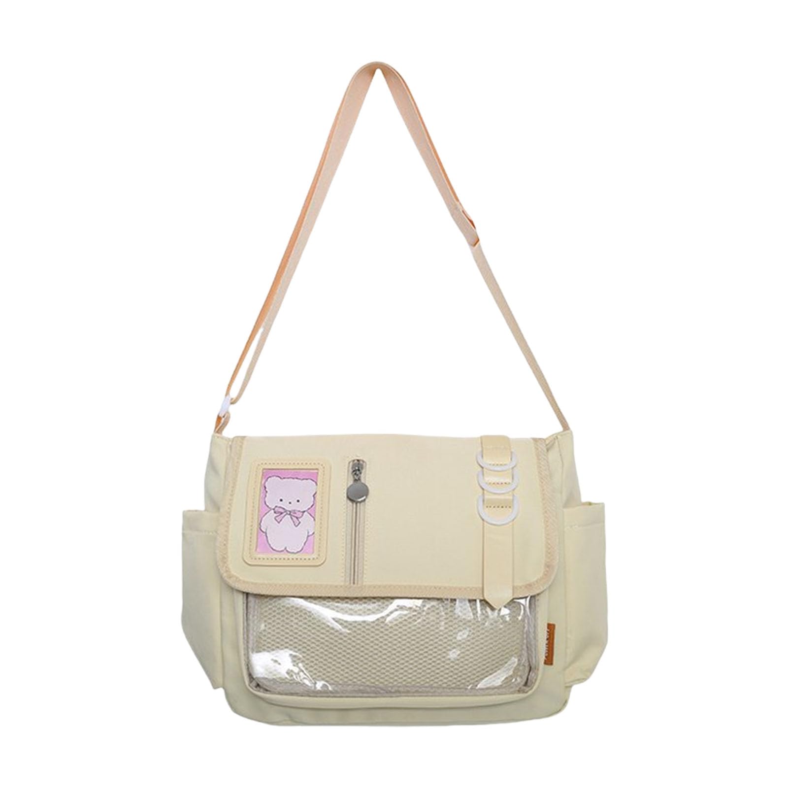 Elnwnnkc Bag Lovely Itabag Casual Crossbody Bag Fashion Messengers Japanese Styles Shoulder for Pin Display Fashion Shoulder