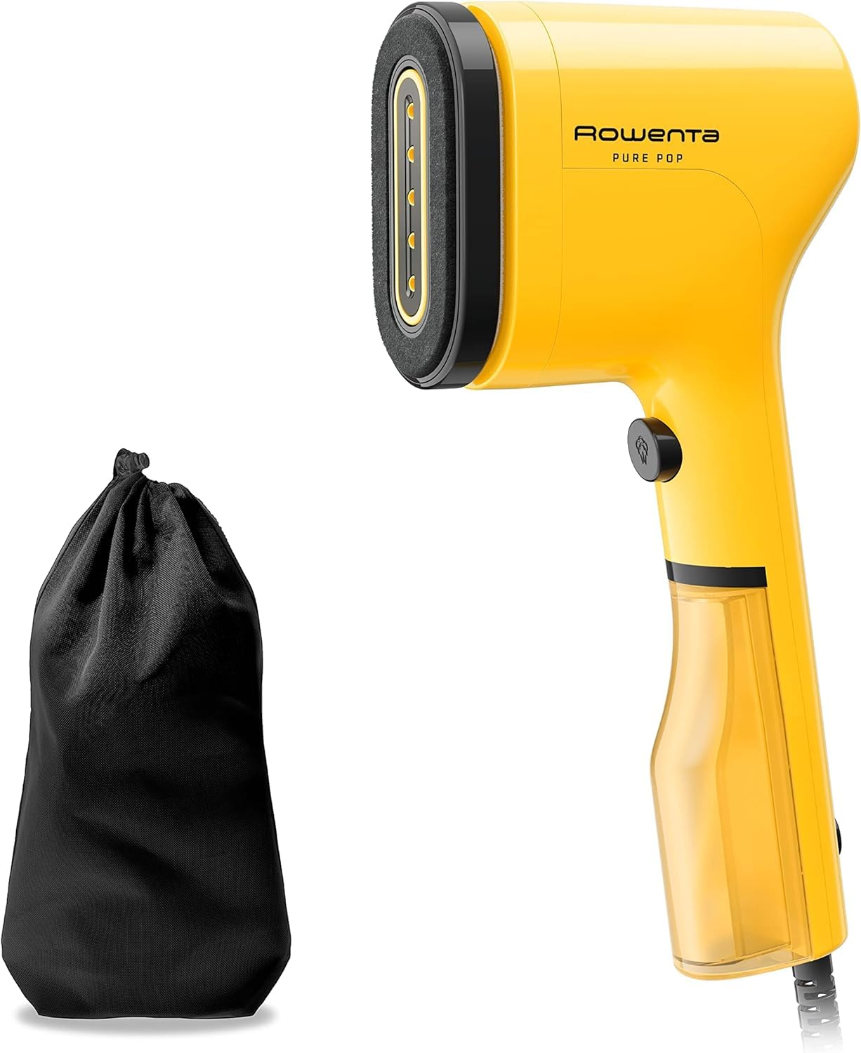 Rowenta Pure Pop, Plancha de Vapor 1300 W para Viaje, Amarillo